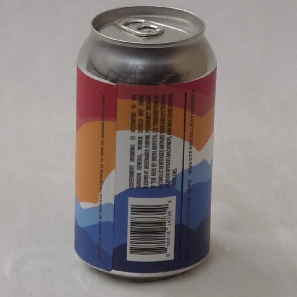 Western Collective Above The Clouds Pale Ale Empty Beer Can Bottom Opened Idaho - Picture 5 of 9